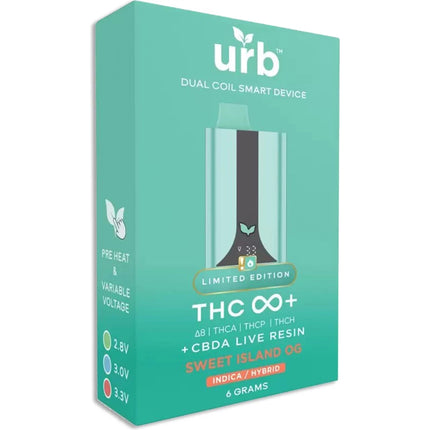 URB THC INFINITY LIMITED EDITION (D8 | THCA | THCP | THCH) + CBDA LIVE RESIN 6 GRAM DISPOSABLE