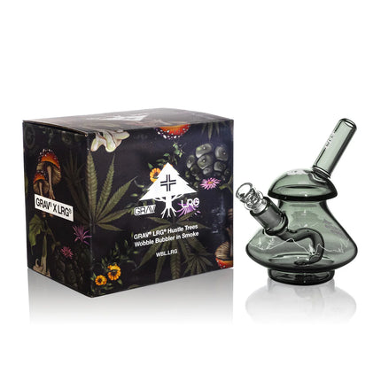 GRAV LRG HUSTLE TREES WOBBLE BUBBLER