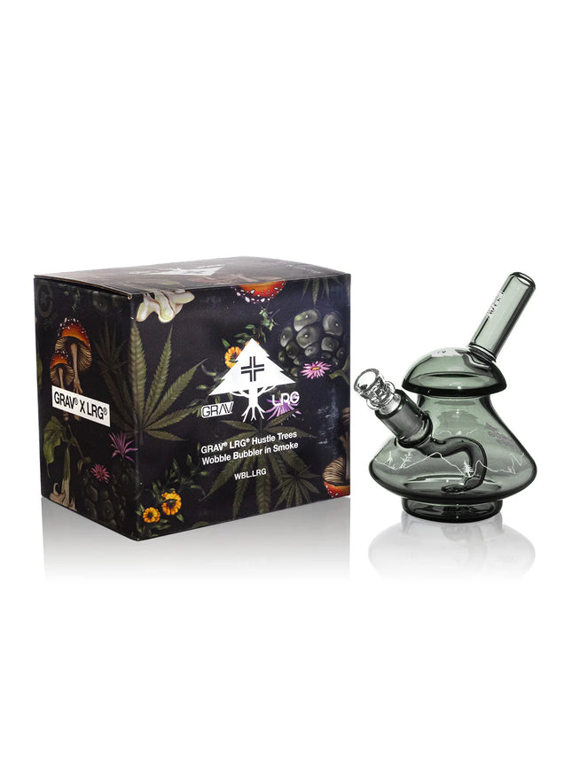 GRAV LRG HUSTLE TREES WOBBLE BUBBLER