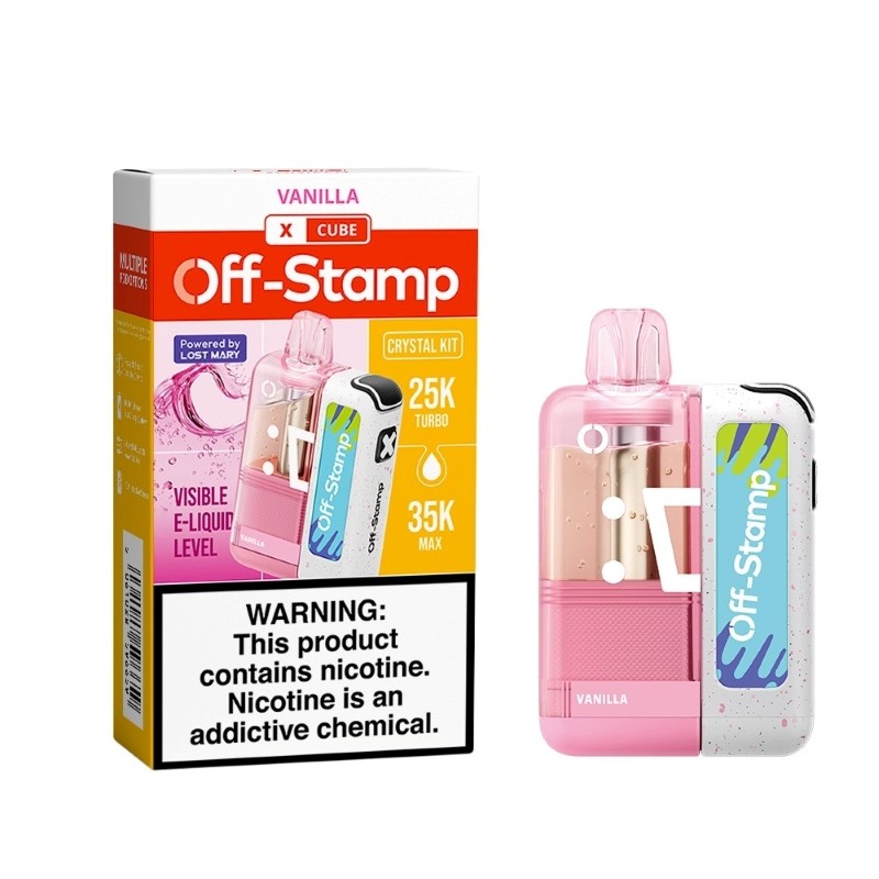 OFF STAMP X-CUBE CRYSTAL EDITION 35K POD (5CT DISPLAY) | VANILLA