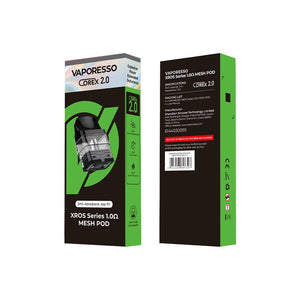 VAPORESO COREX 2.0 XROS SERIES 1.0 OHM MESH POD 3ML (4PC/PACK)