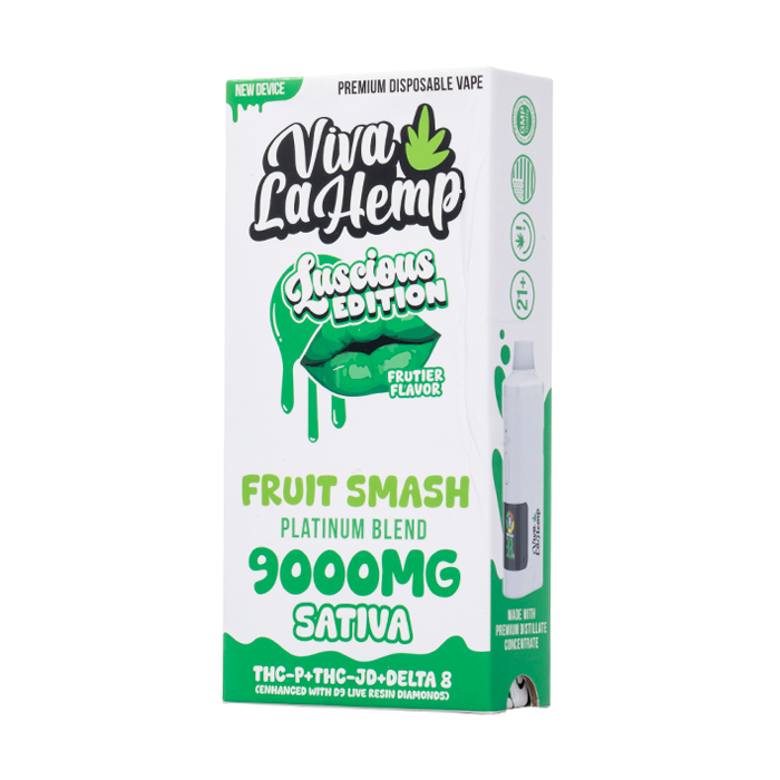 VIVA LA HEMP 9G PLATINUM BLEND (THC-P + THC-JD + D8) LUSCIOUS EDITION –  Rising Wholesale Inc