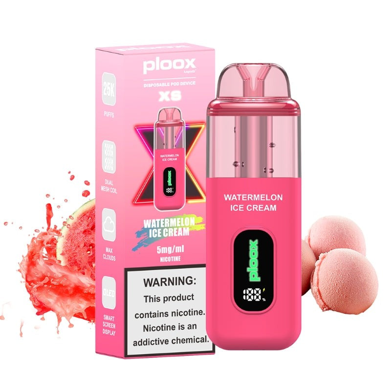 PLOOX DISPOSABLE POD 5% NIC 25000 PUFFS (5CT DISPLAY)