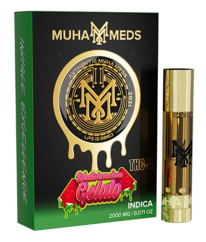 MUHA MEDS 2G THC-A DIAMONDS CARTRIDGE (5CT DISPLAY)