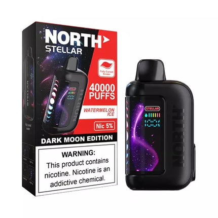 NORTH STELLAR 40K PUFFS 5% DISPOSABLE DARK MOON EDITION (5PK/DISPLAY)
