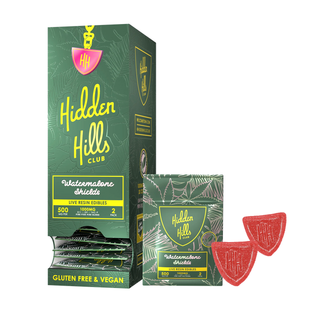HIDDEN HILLS 1000MG FIRE FIRE FIRE BLEND GUMMY PACK (20PK/BOX)