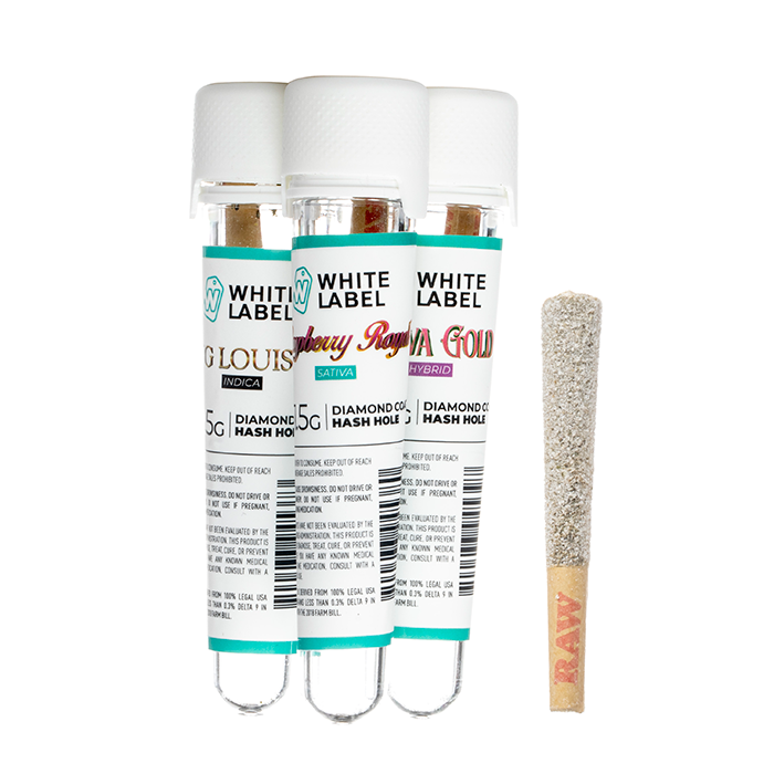WHITE LABEL 1.5G DIAMOND COATED HASH HOLE