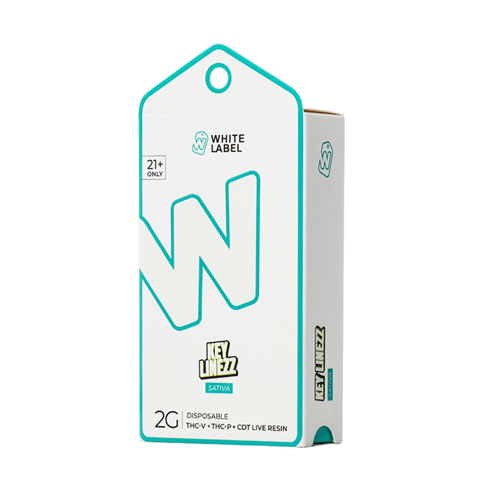 WHITE LABEL 2G THC-V + TH-P + CDT LIVE RESIN DISPOSABLE