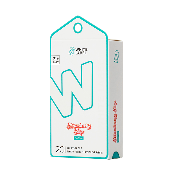 WHITE LABEL 2G THC-V + TH-P + CDT LIVE RESIN DISPOSABLE