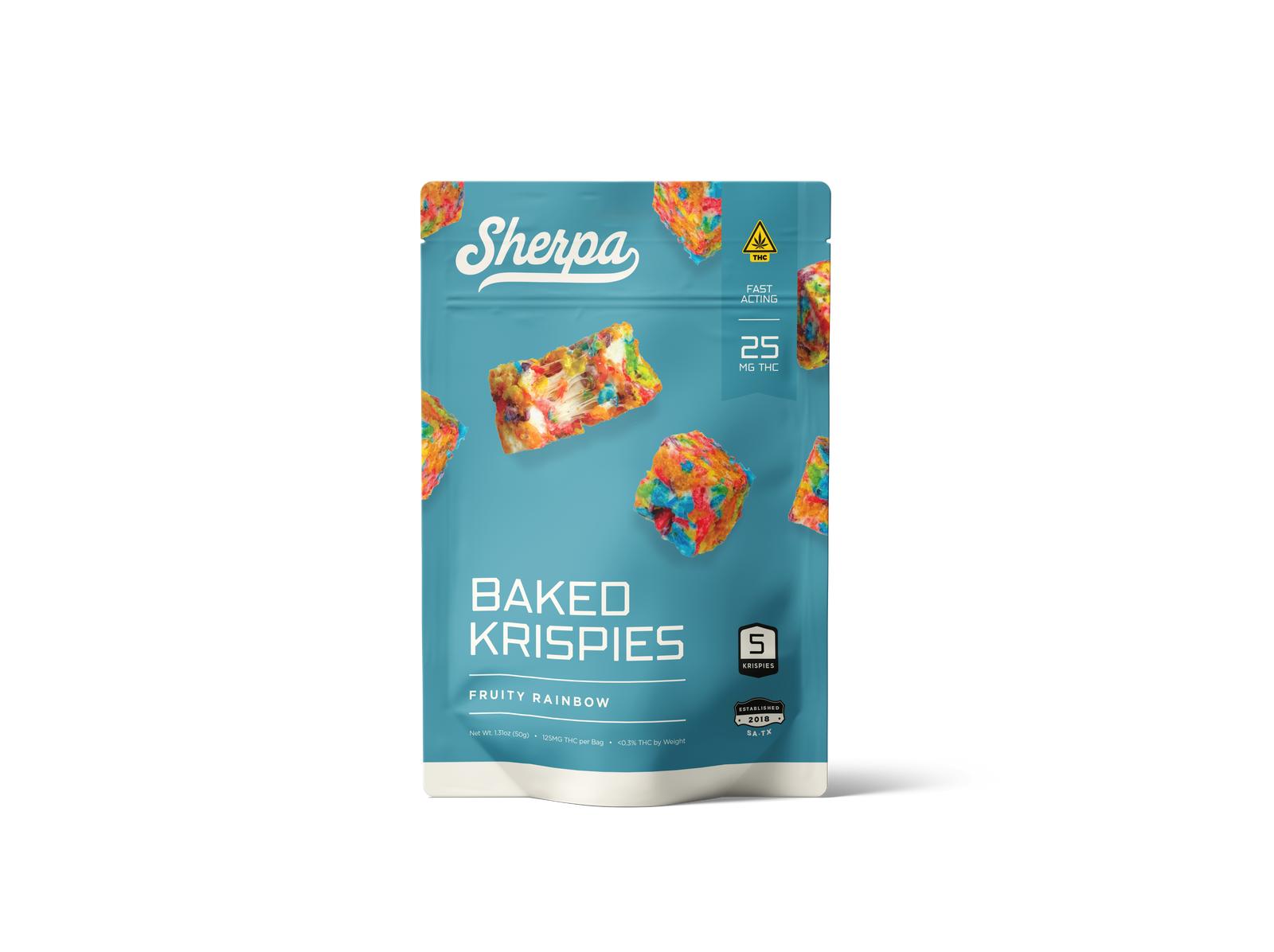 SHERPA 25MG THC KRISPIES BAG (5CT X 25MG)