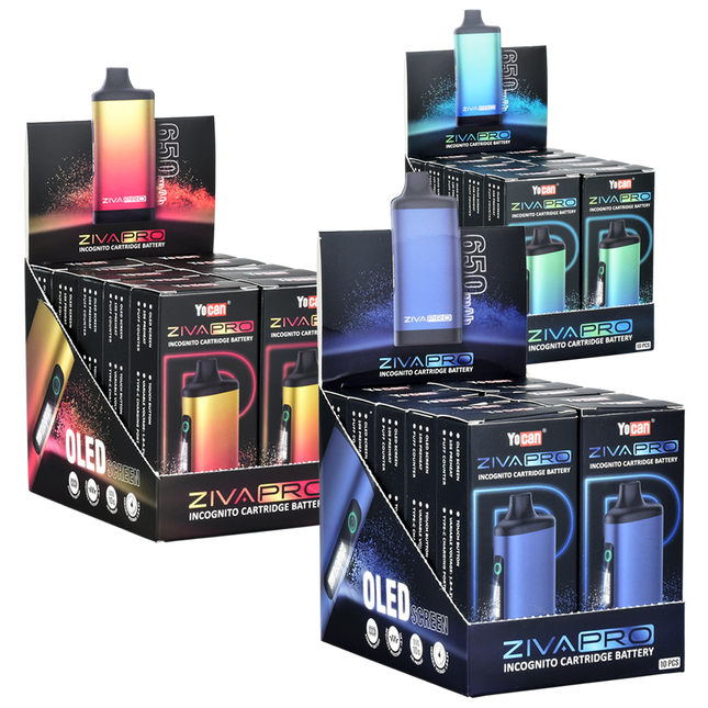 YOCAN ZIVA 2.0 BATTERY (10CT DISPLAY) | ASSORTED COLORS