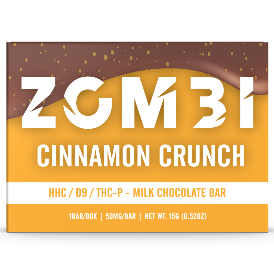 ZOMBI MINI CHOCOLATE BAR 50MG (HHC / D9 / THC-P) 30CT DISPLAY