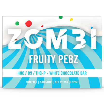 ZOMBI MINI CHOCOLATE BAR 50MG (HHC / D9 / THC-P) 30CT DISPLAY