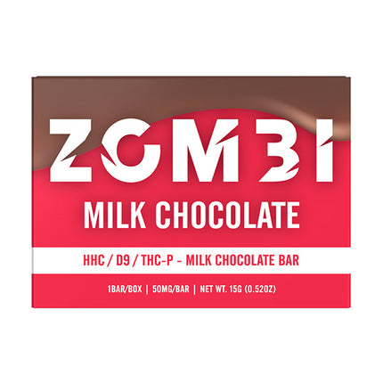 ZOMBI MINI CHOCOLATE BAR 50MG (HHC / D9 / THC-P) 30CT DISPLAY