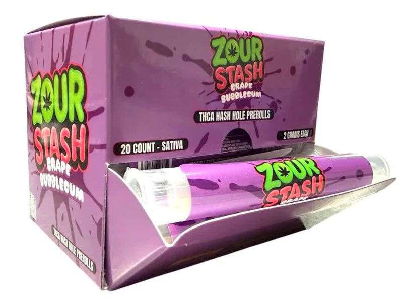 ZOUR STASH THCA 2G HASH HOLE PRE-ROLLS (20CT DISPLAY)