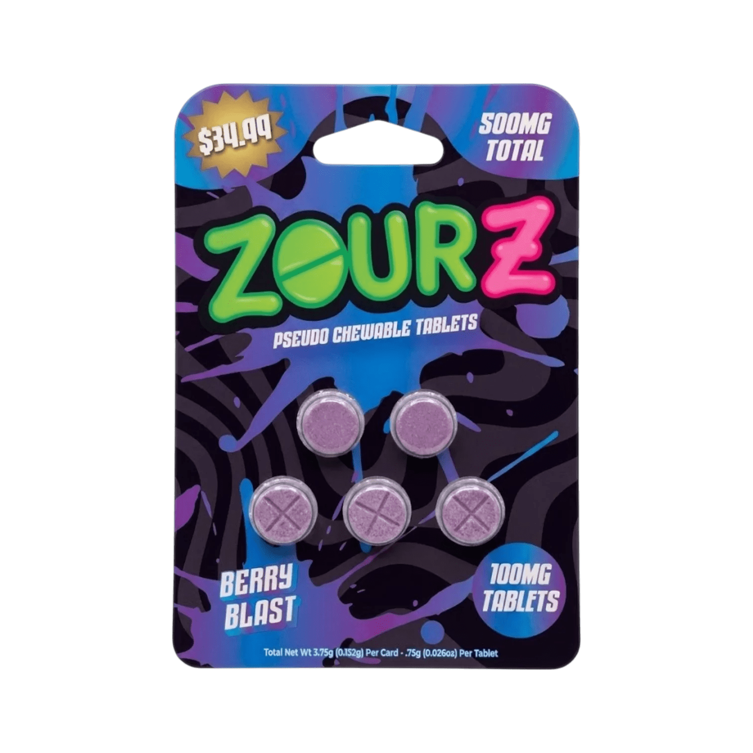 ZOURZ PSEUDO 100MG TABLETS (5CT PACK) (10 PACK BOX)