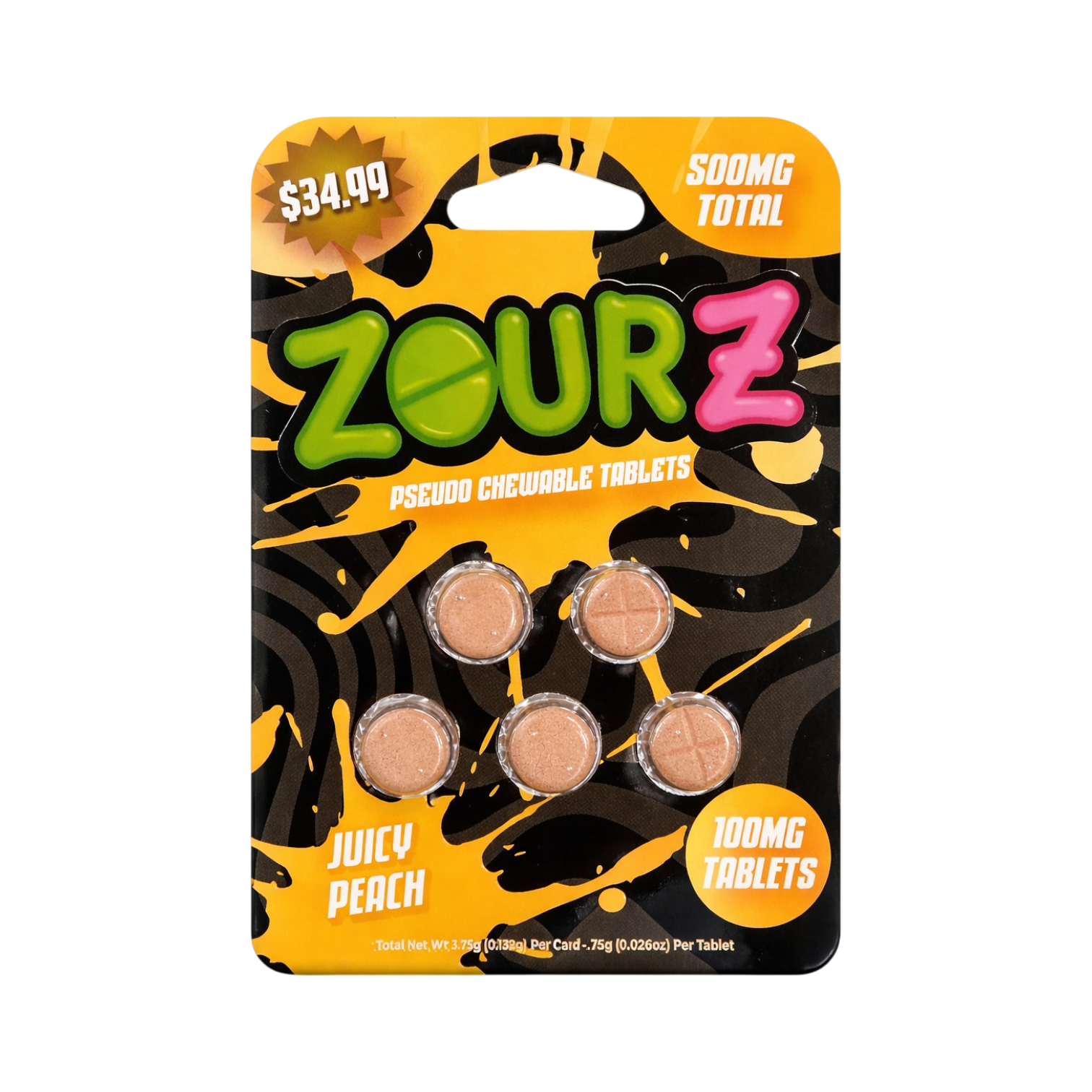 ZOURZ PSEUDO 100MG TABLETS (5CT PACK) (10 PACK BOX)