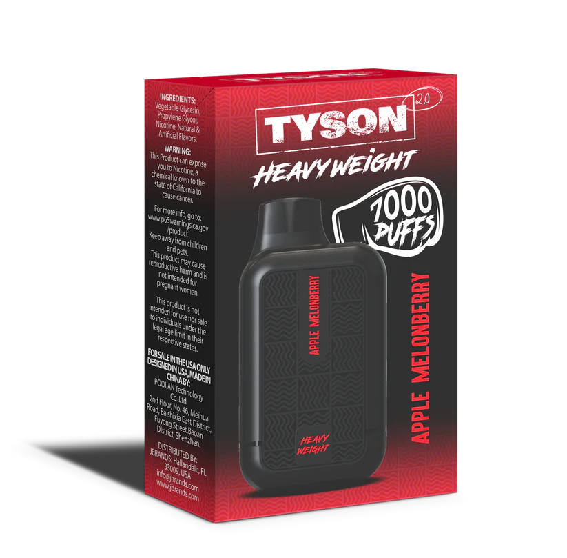 TYSON 2.0 HEAVY WEIGHT 7000 - APPLE MELONBERRY - E-CIG