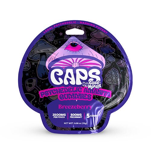 CAPS MUSHROOM GUMMIES 5000MG AMANITA MUSCARIA | WILD WATERMELON