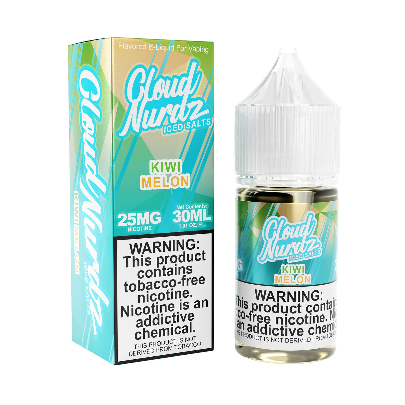 Cloud Nurdz TFN Salt E-Juice 30ML - Salt Kiwi Melon Iced