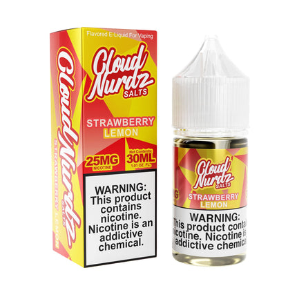 Cloud Nurdz TFN Salt E-Juice 30ML - Salt Strawberry Lemon