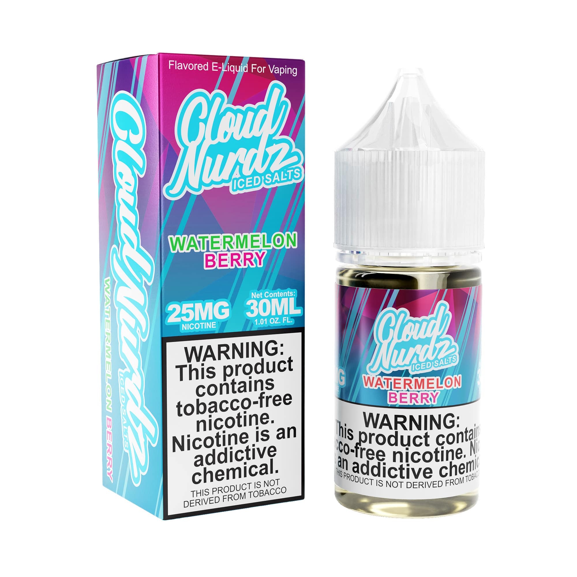 Cloud Nurdz TFN Salt E-Juice 30ML - Salt Watermelon Berry