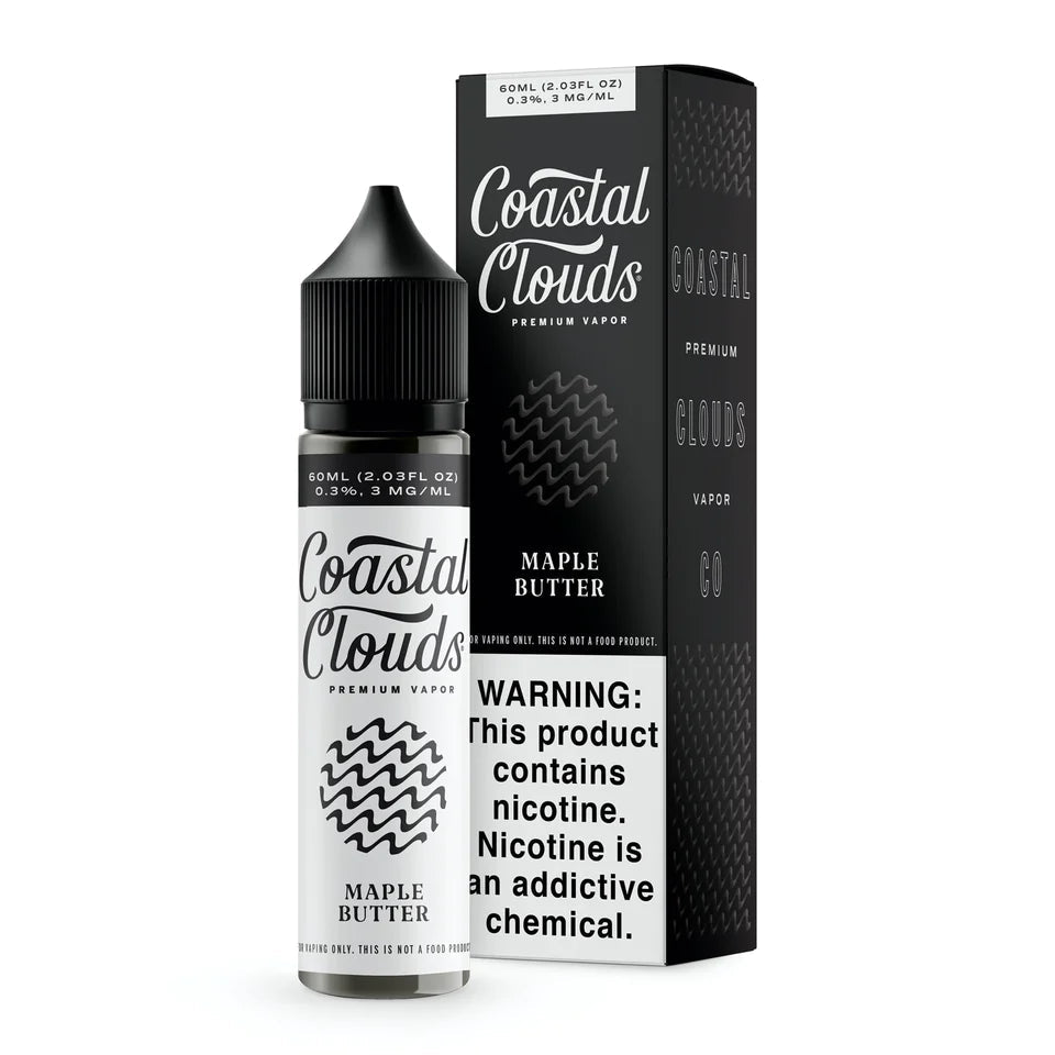Coastal Clouds E-Juice 60ML - MAPLE BUTTER 3MG E-JUICE 60ML