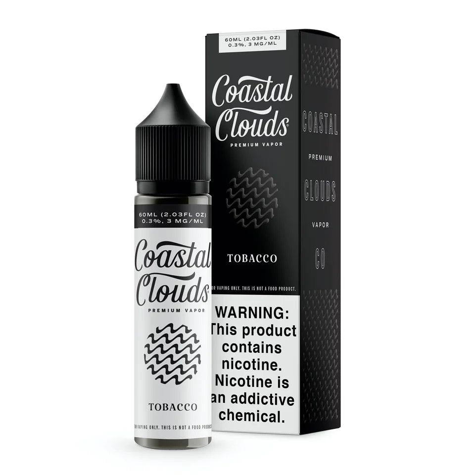 Coastal Clouds E-Juice 60ML - TOBACCO 3MG E-JUICE 60ML -