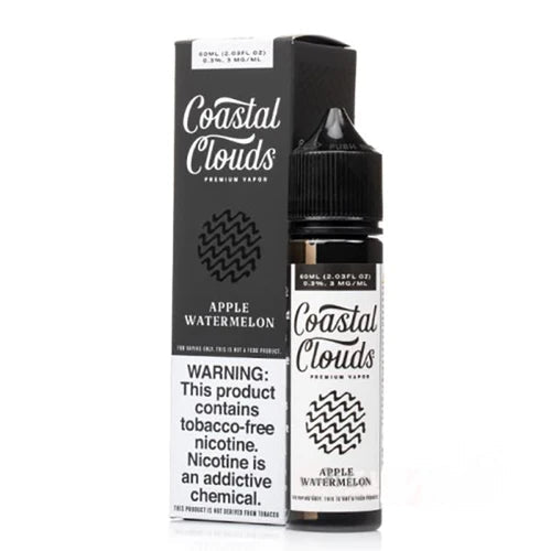 Coastal Clouds TFN E-Juice 60 ML - APPLE WATERMELON 0MG