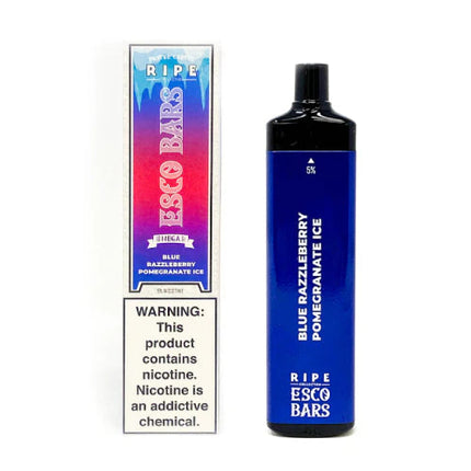 Esco Bars Mesh 5000 (10-Pack) - Blue Razz Pom Ice - E-Cig