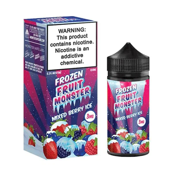 FROZEN FRUIT MONSTER E-LIQUID 100ML STRAWBERRY LIME ICE 3MG