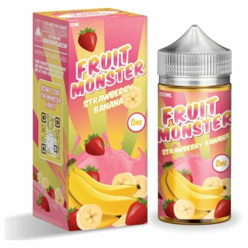 FRUIT MONSTER E-LIQUID 100ML STRAWBERRY KIWI POMEGRANATE 3MG