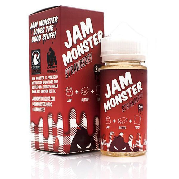 JAM MONSTER E-LIQUID 100ML - STRAWBERRY 6MG