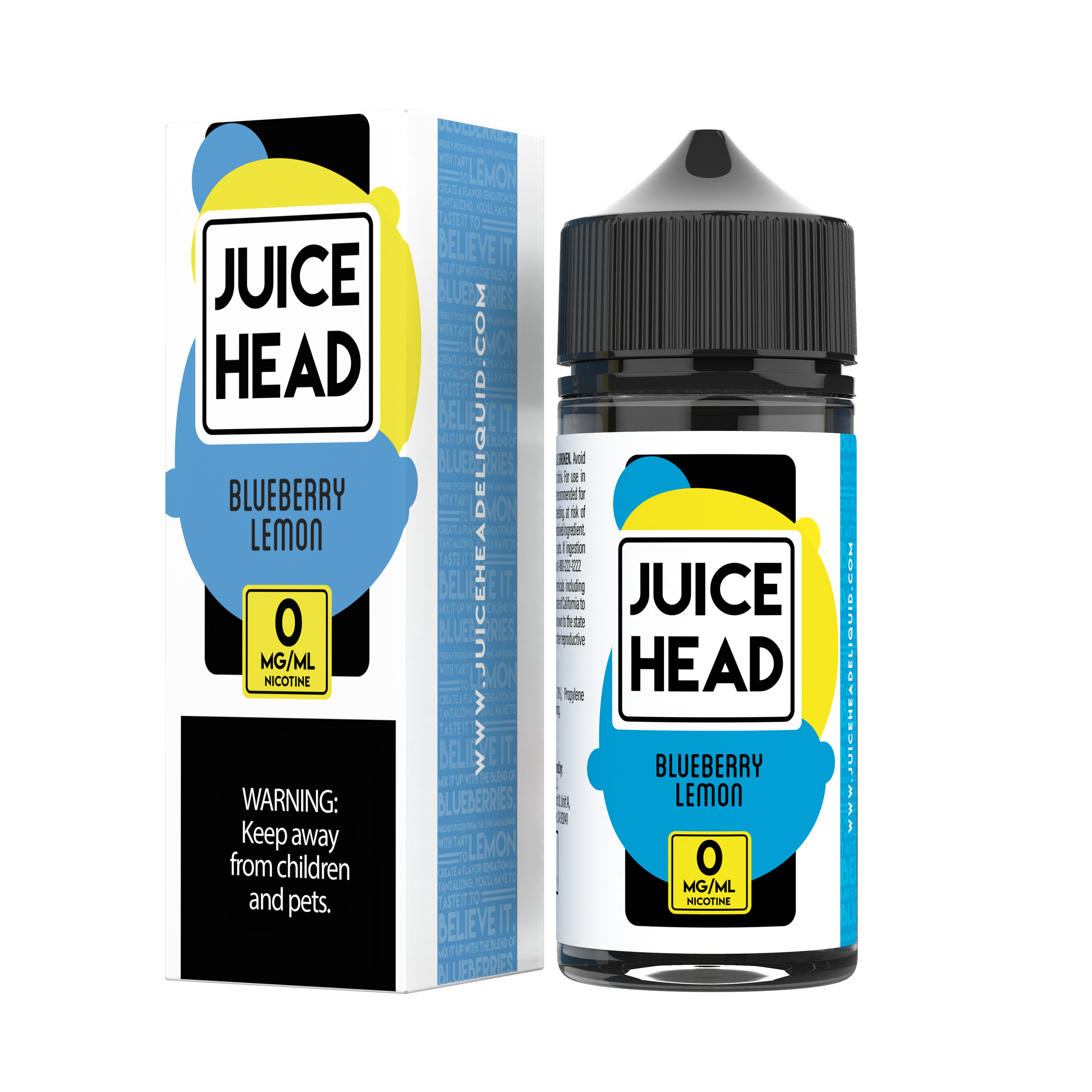 Juice Head 100ml - BLUEBERRY LEMON 0MG - E-Juice