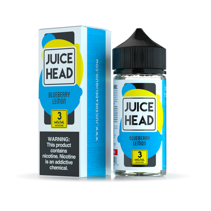 Juice Head 100ml - BLUEBERRY LEMON 3MG - E-Juice
