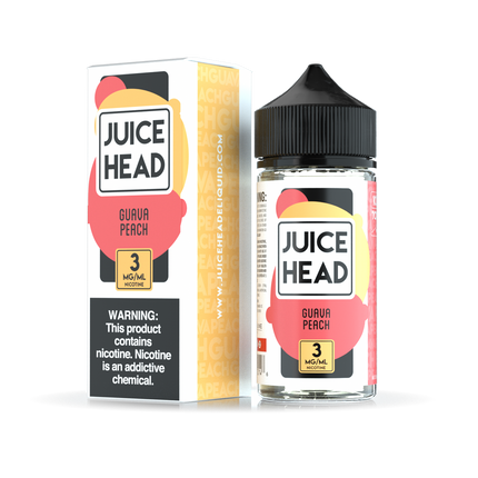 Juice Head 100ml - GUAVA PEACH 3MG - E-Juice