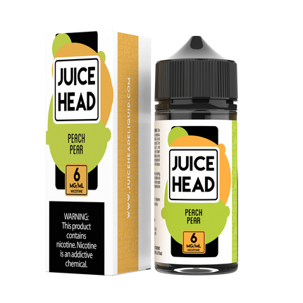 Juice Head 100ml - PEACH PEAR 6MG - E-Juice