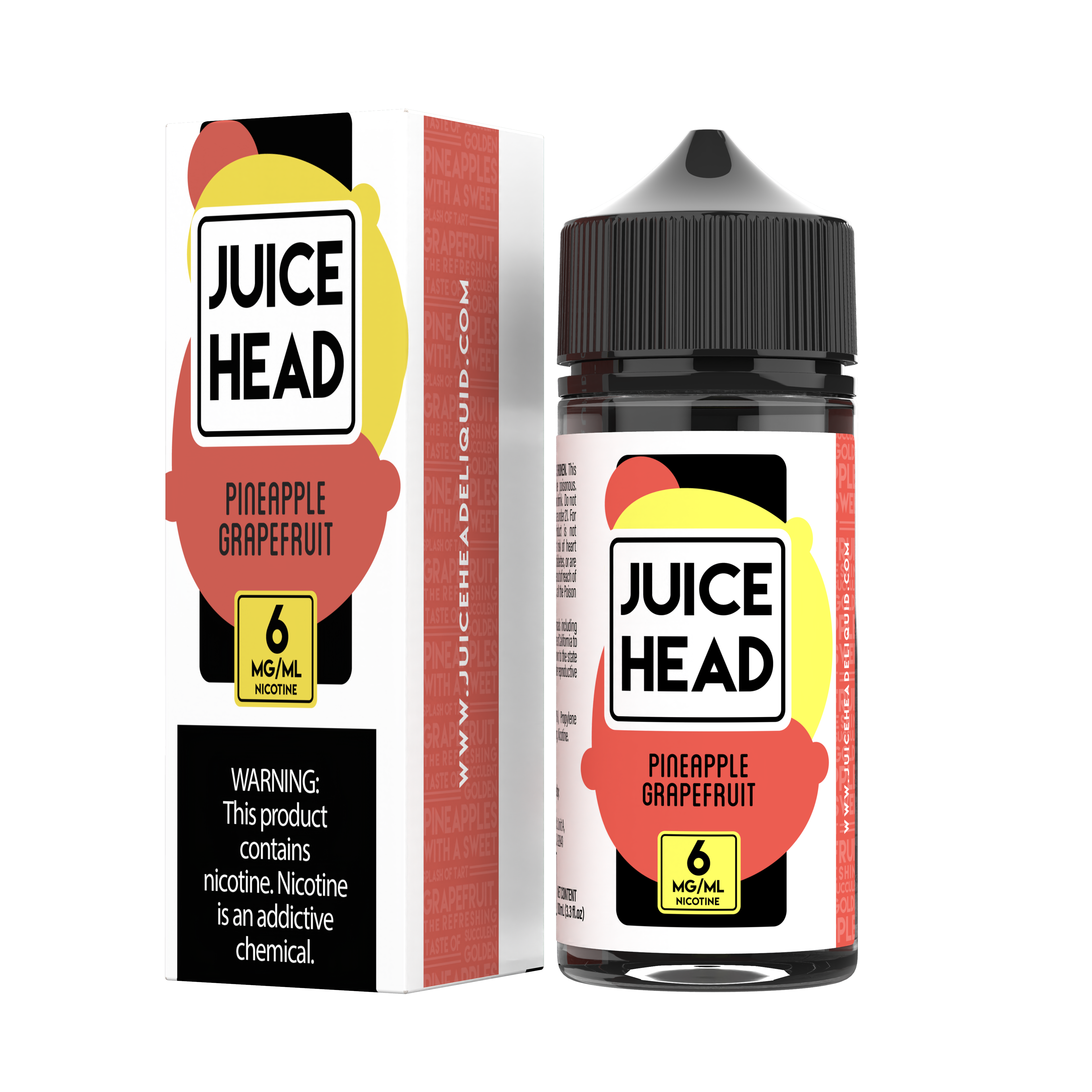 Juice Head 100ml - PINEAPPLE GRAPEFRUIT 6MG - E-Juice