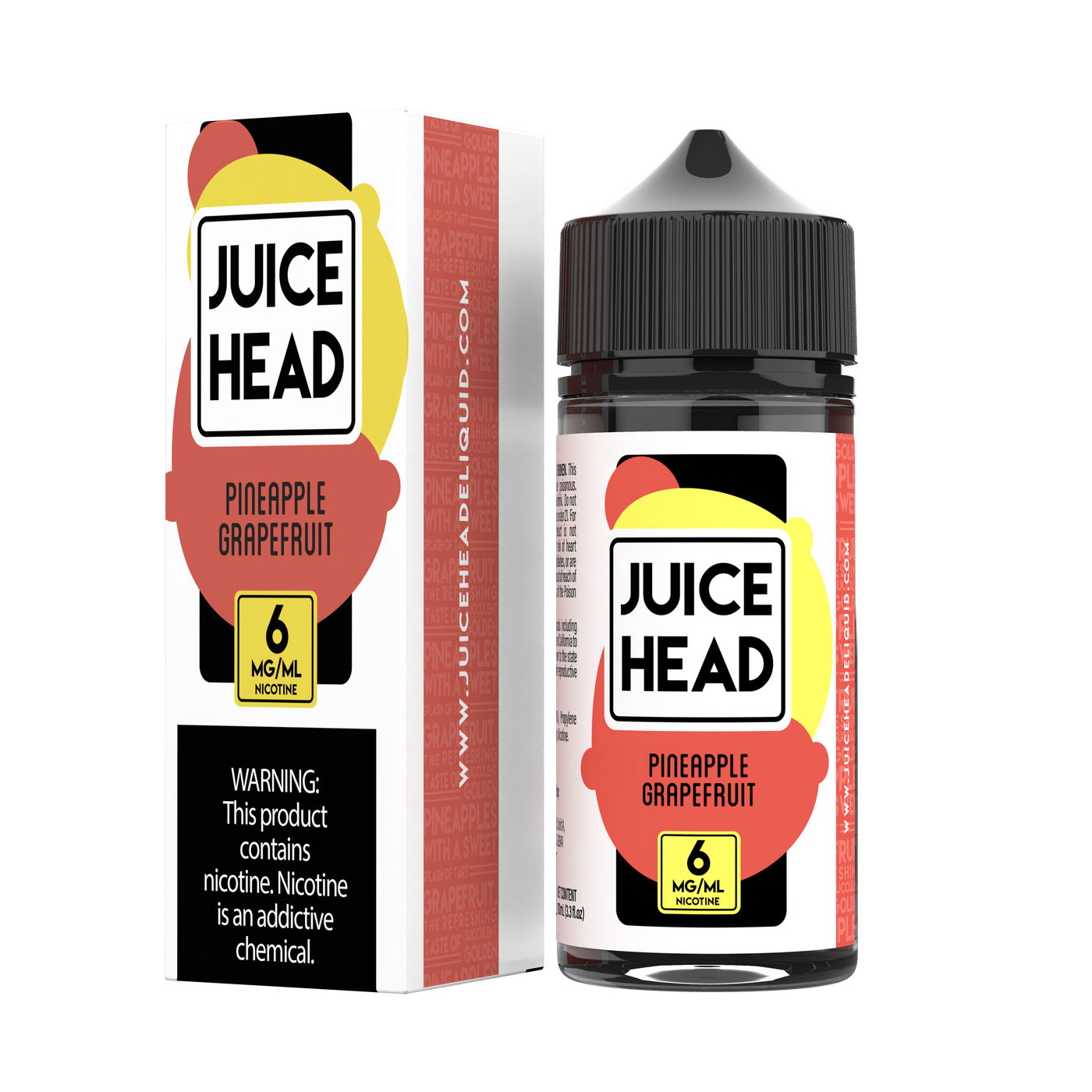 Juice Head 100ml - PINEAPPLE GRAPEFRUIT 6MG - E-Juice