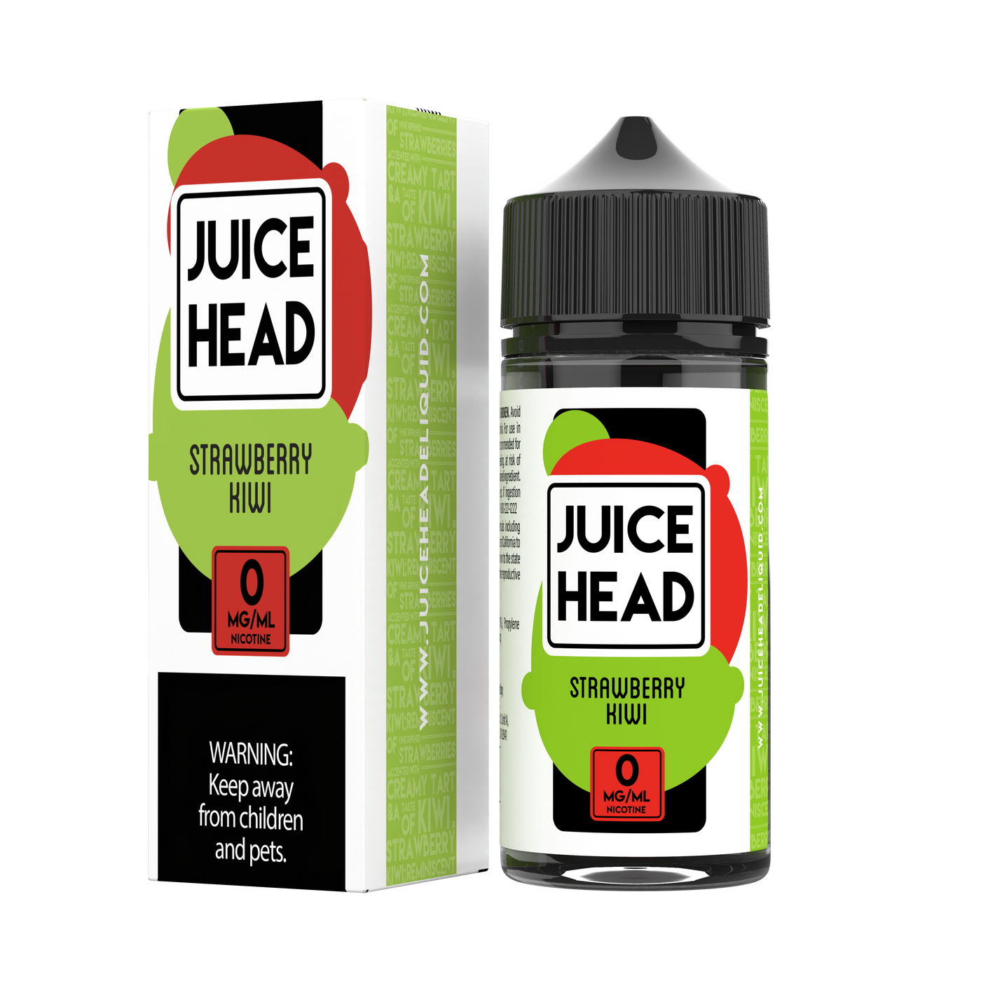 Juice Head 100ml - STRAWBERRY KIWI 0MG - E-Juice