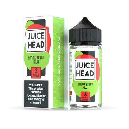 Juice Head 100ml - STRAWBERRY KIWI 3MG - E-Juice