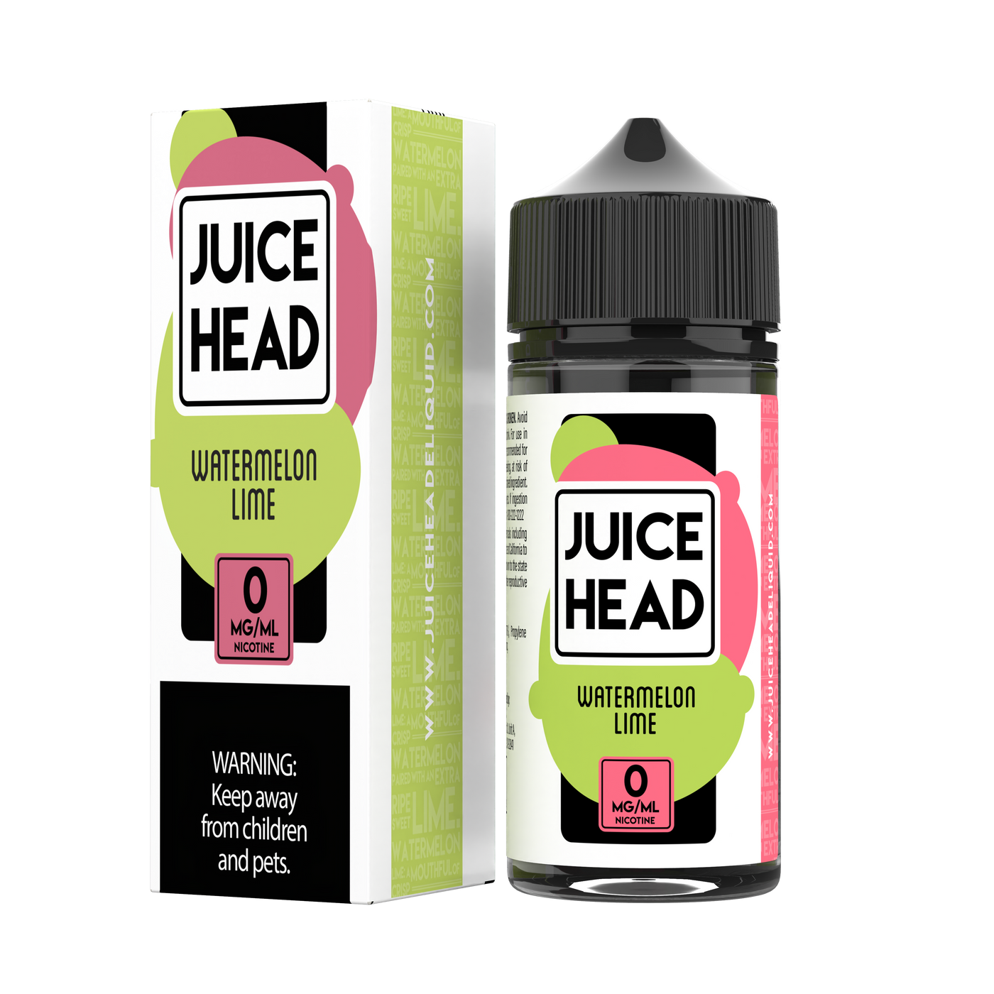 Juice Head 100ml - WATERMELON LIME 0MG - E-Juice