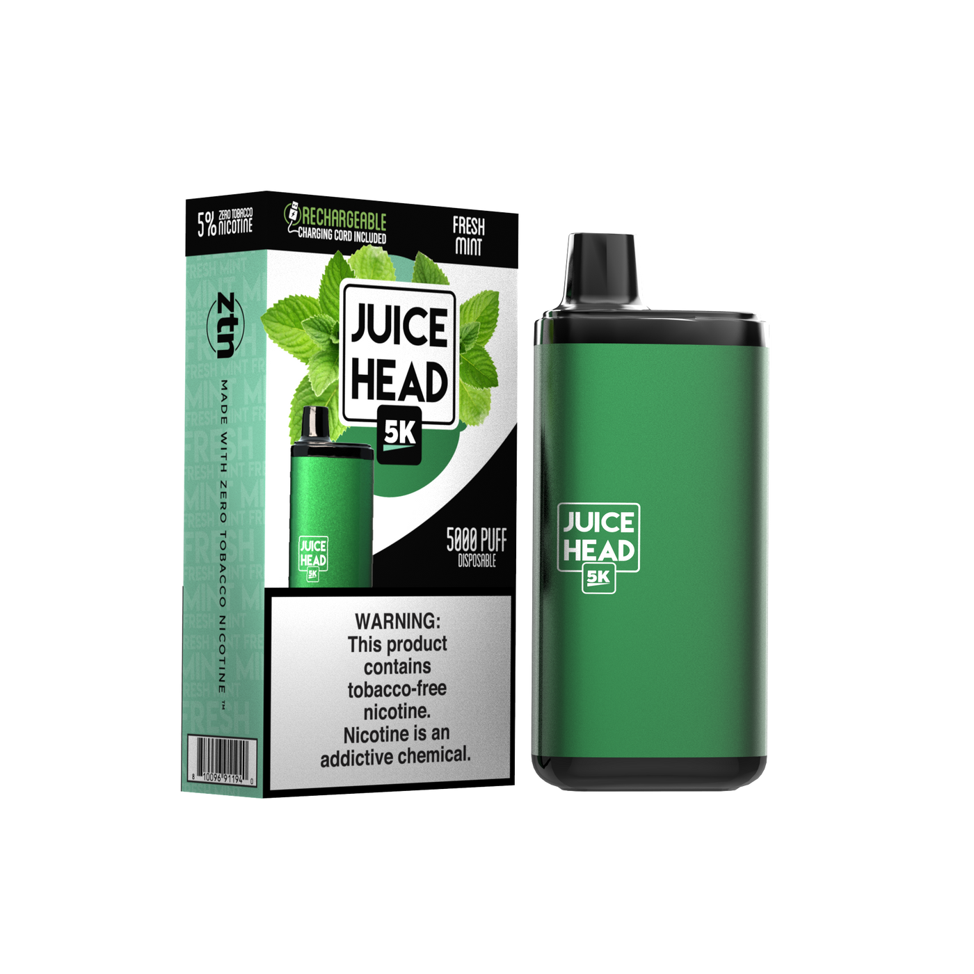 Juice Head 5K - FRESH MINT - E-Juice