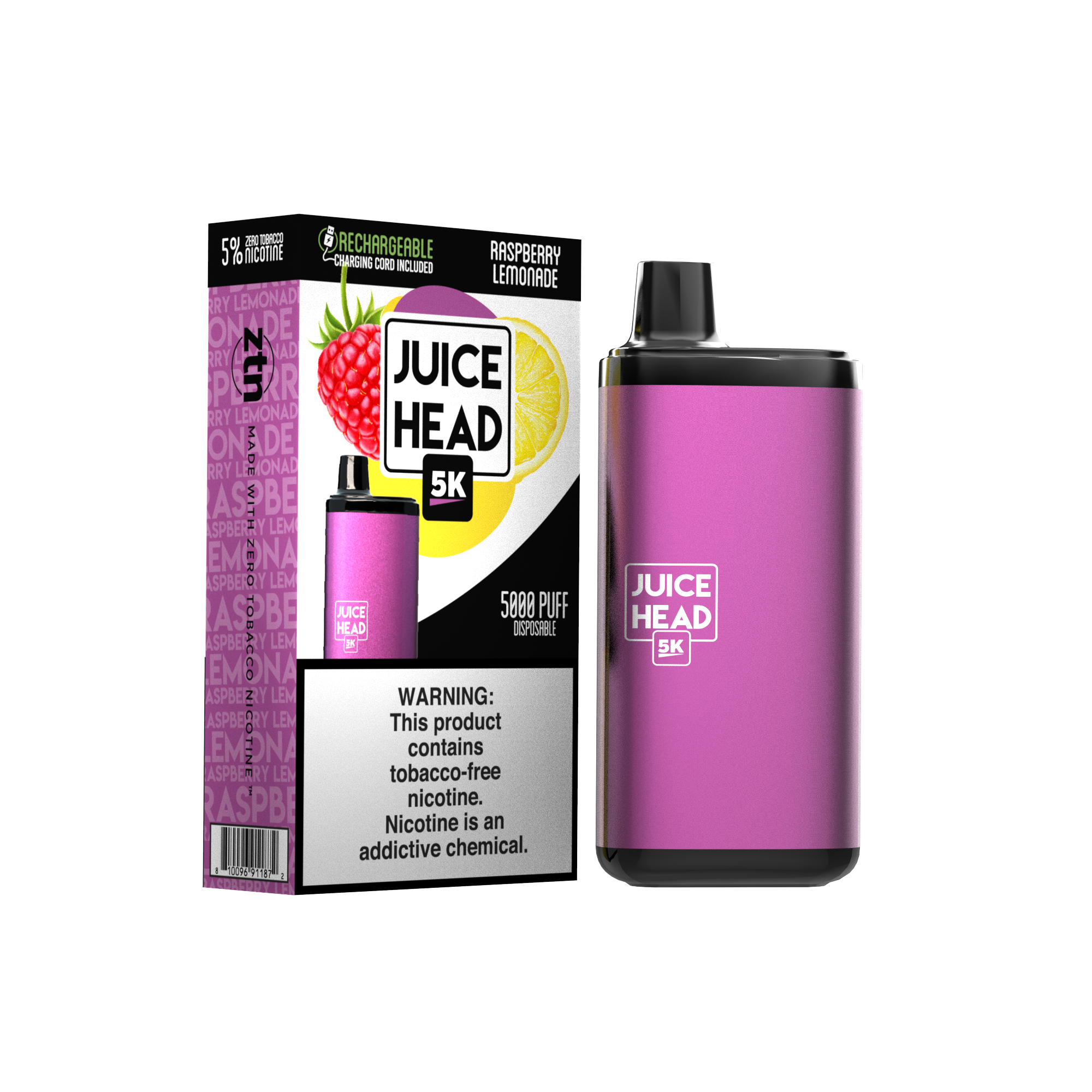 Juice Head 5K - RASPBERRY LEMONADE - E-Juice