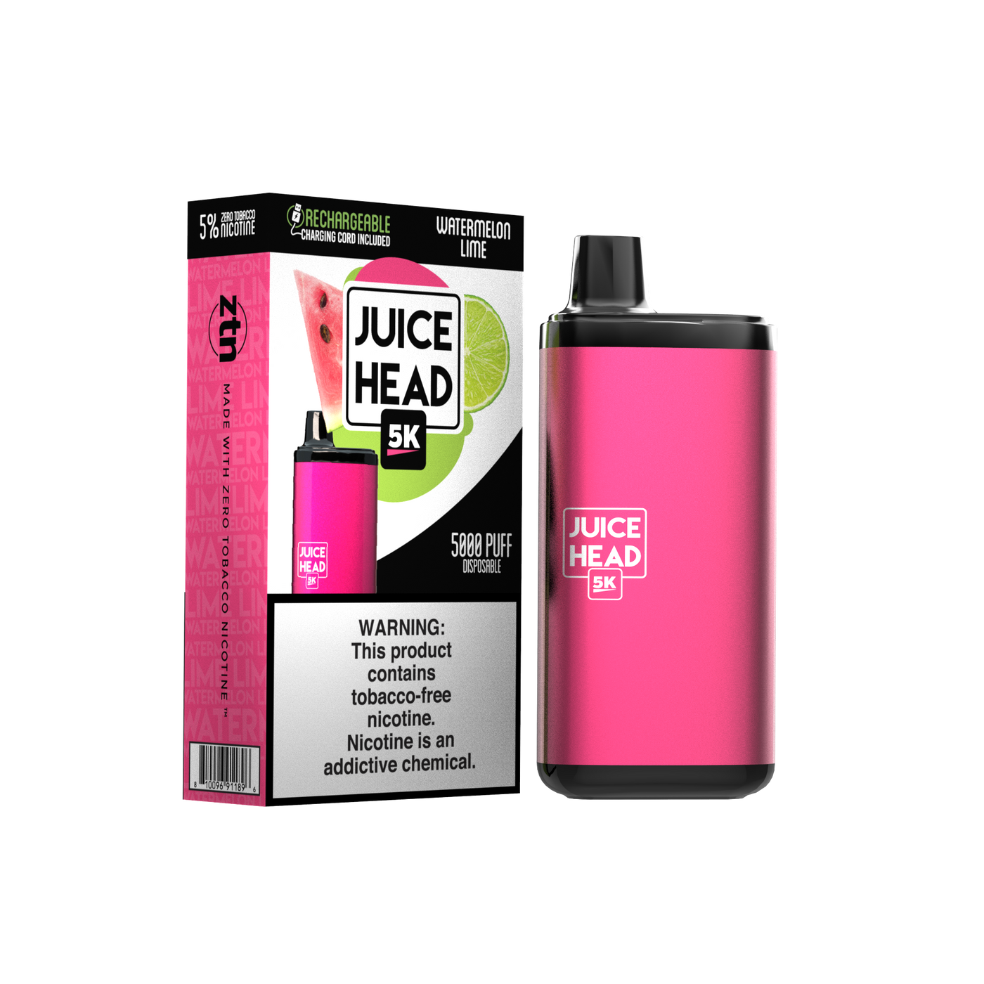 Juice Head 5K - WATERMELON LIME - E-Juice
