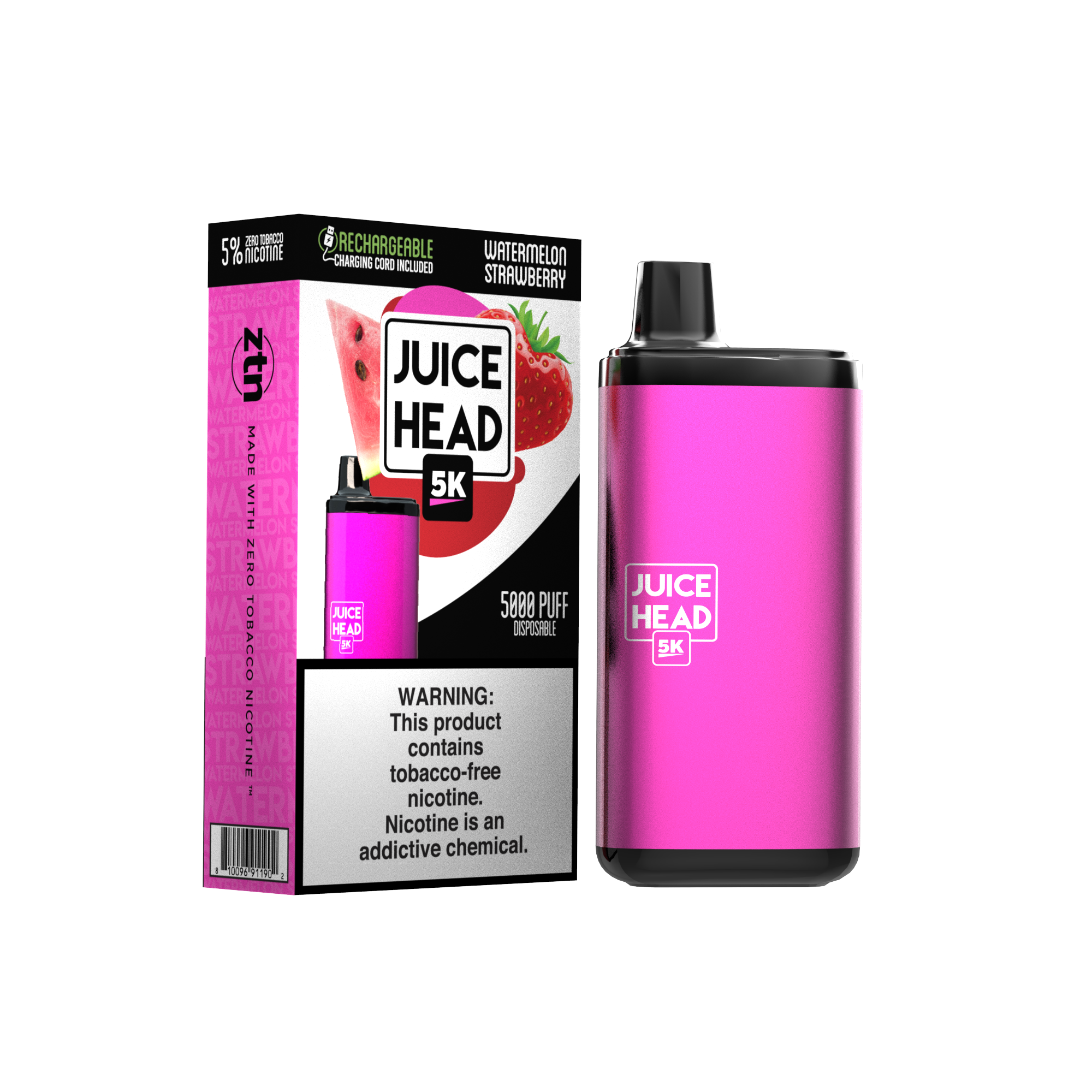 Juice Head 5K - WATERMELON STRAWBERRY - E-Juice