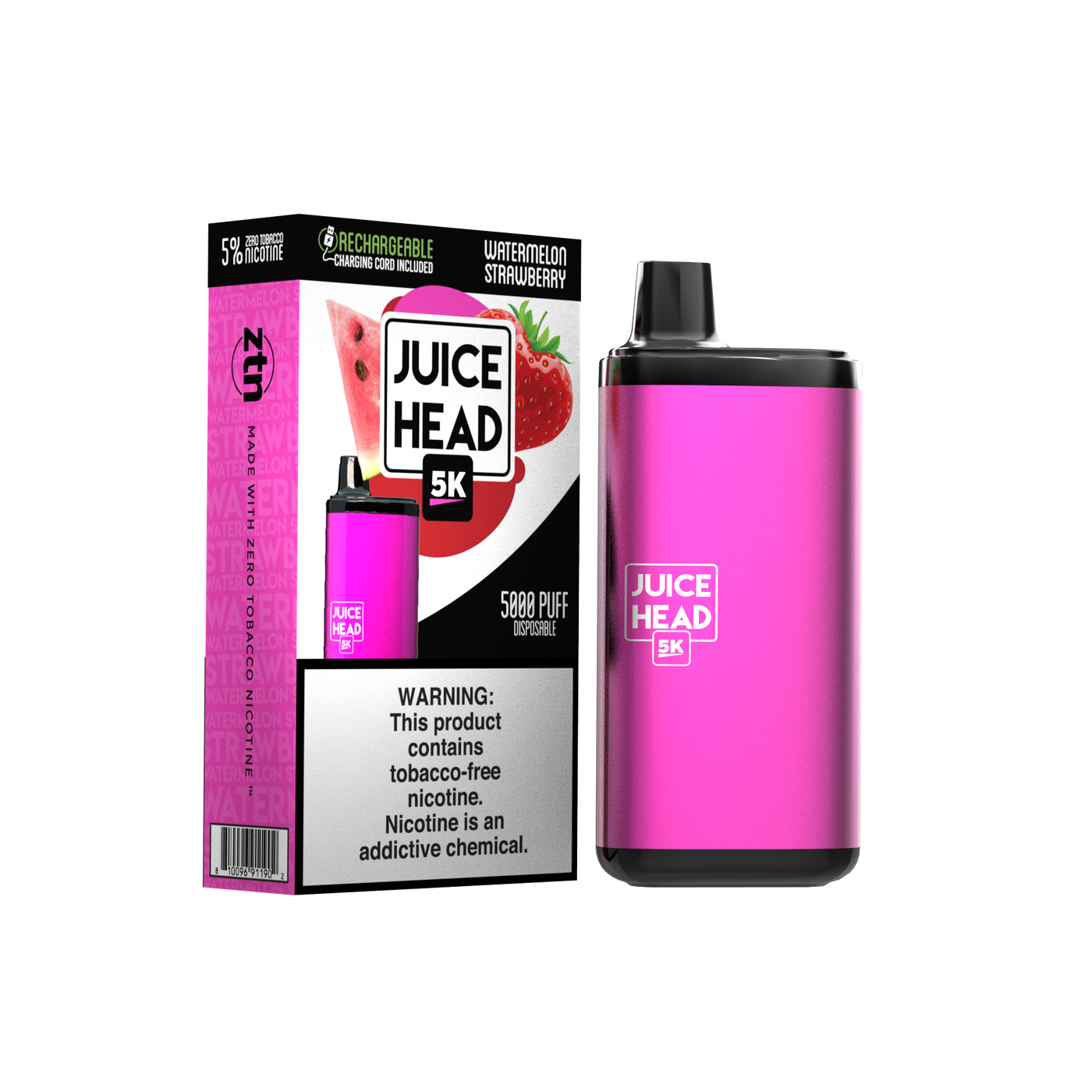 Juice Head 5K - WATERMELON STRAWBERRY - E-Juice