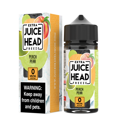 Juice Head Freeze 100ml - PEACH PEAR 0MG E-JUICE 100ML -