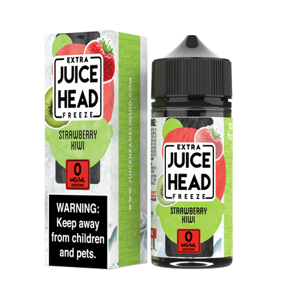 Juice Head Freeze 100ml - STRAWBERRY KIWI 0MG E-JUICE 100ML