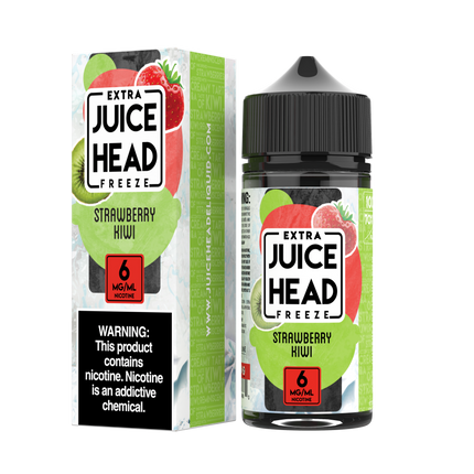 Juice Head Freeze 100ml - STRAWBERRY KIWI 6MG E-JUICE 100ML